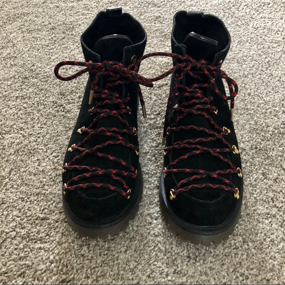 Black and red Sam Edelman booties size 10